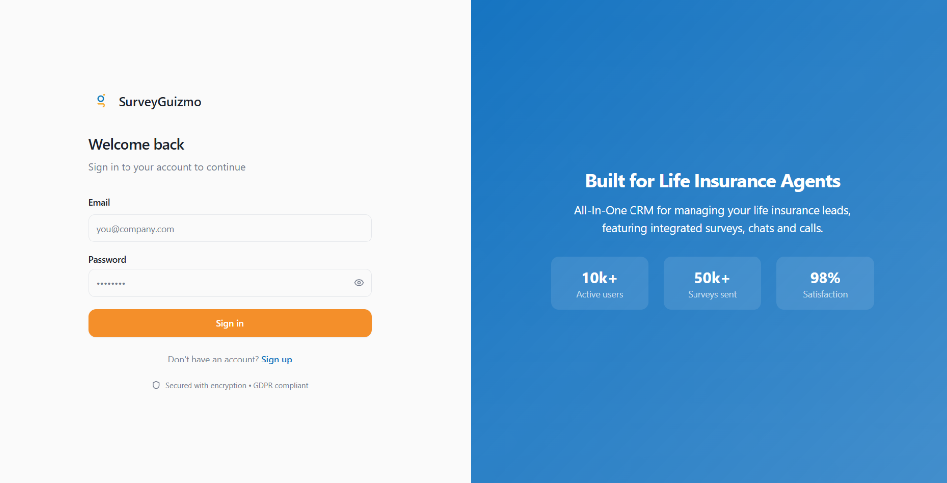 SurveyGuizmo product preview